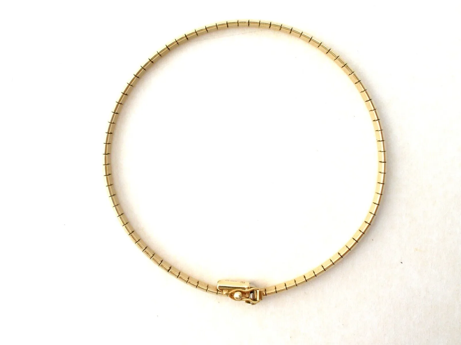 10K Gold Flexible Bangle Bracelet Vintage