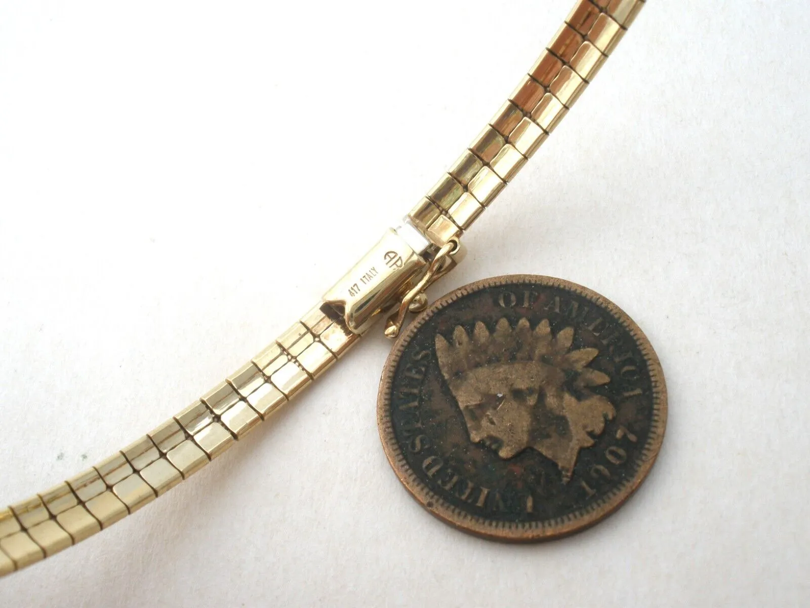 10K Gold Flexible Bangle Bracelet Vintage