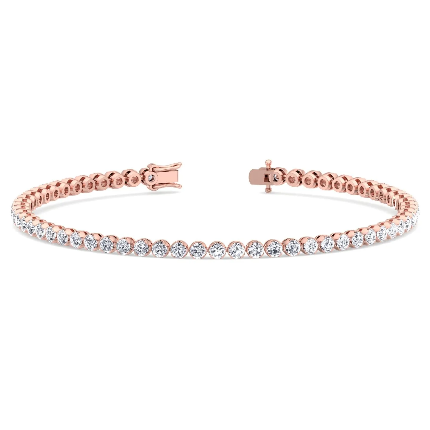 5CT Tennis Bracelet Round Cut