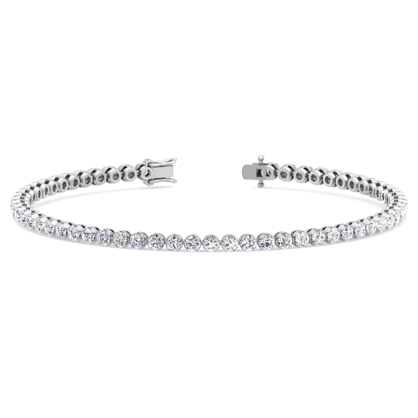 5CT Tennis Bracelet Round Cut
