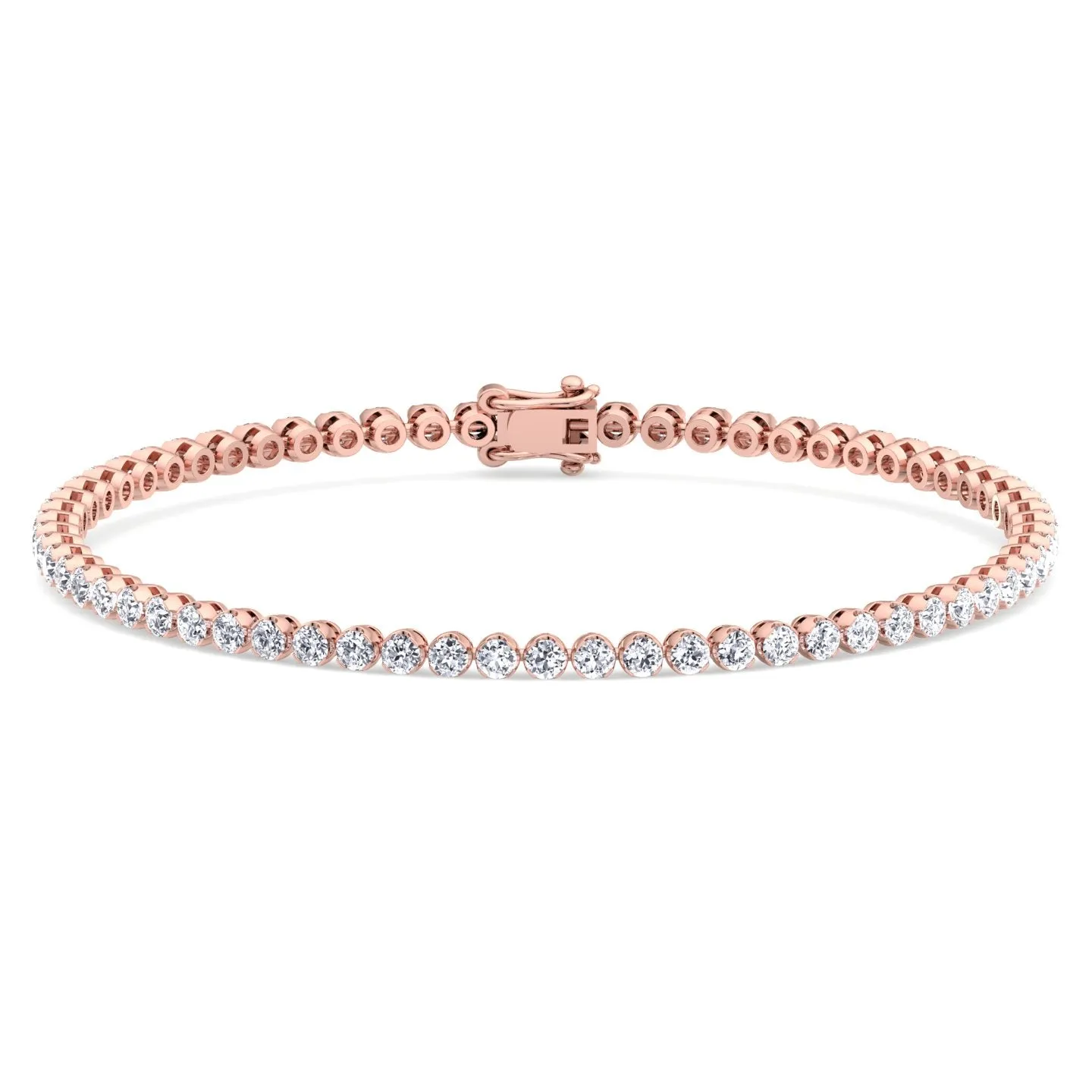 5CT Tennis Bracelet Round Cut