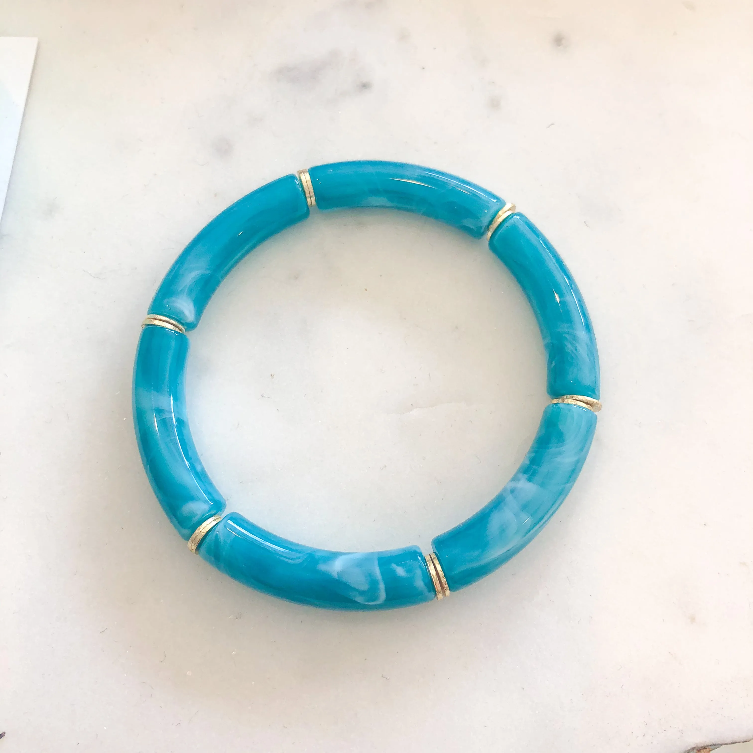 Acrylic Bamboo Bracelet (6mm)