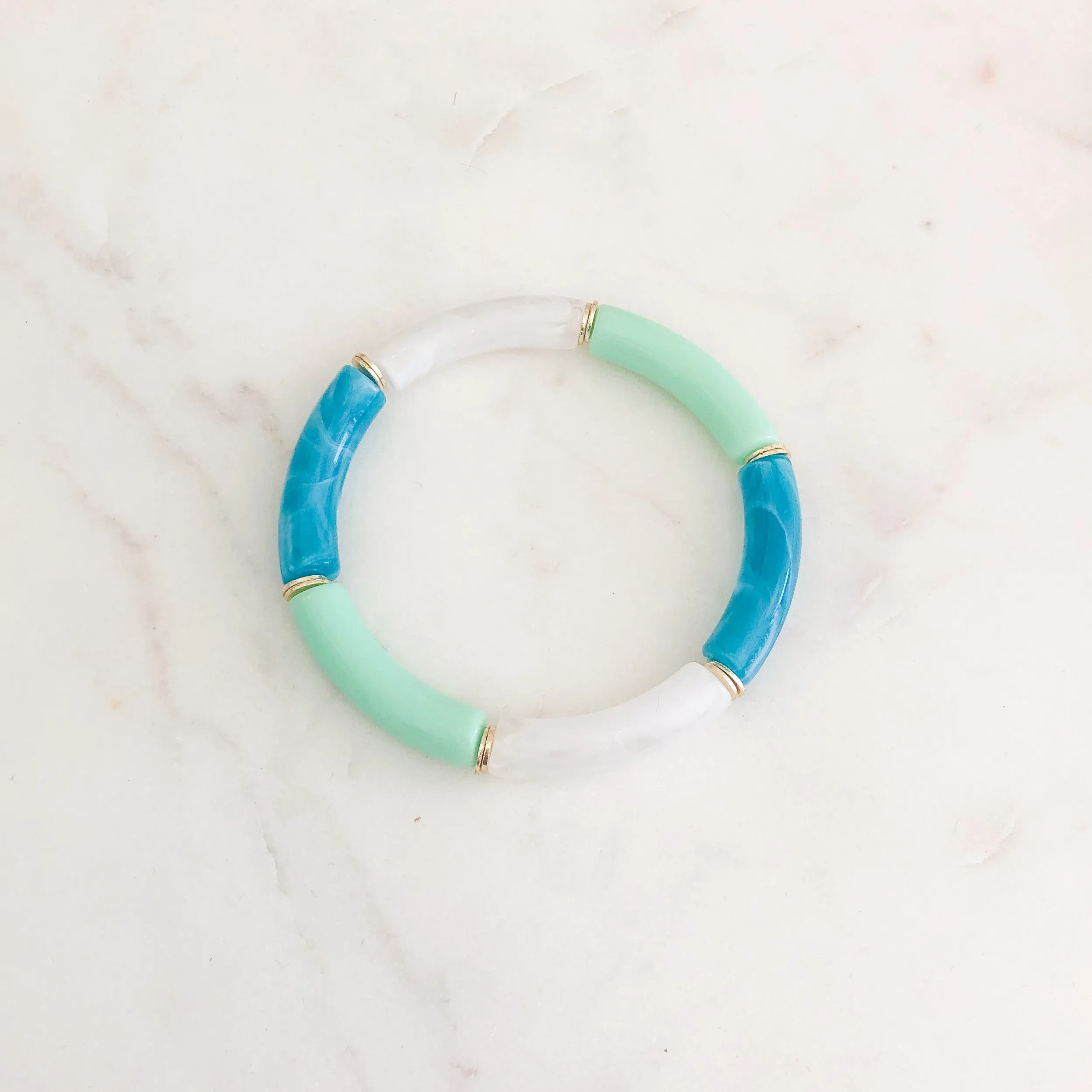Acrylic Bamboo Bracelet (6mm)