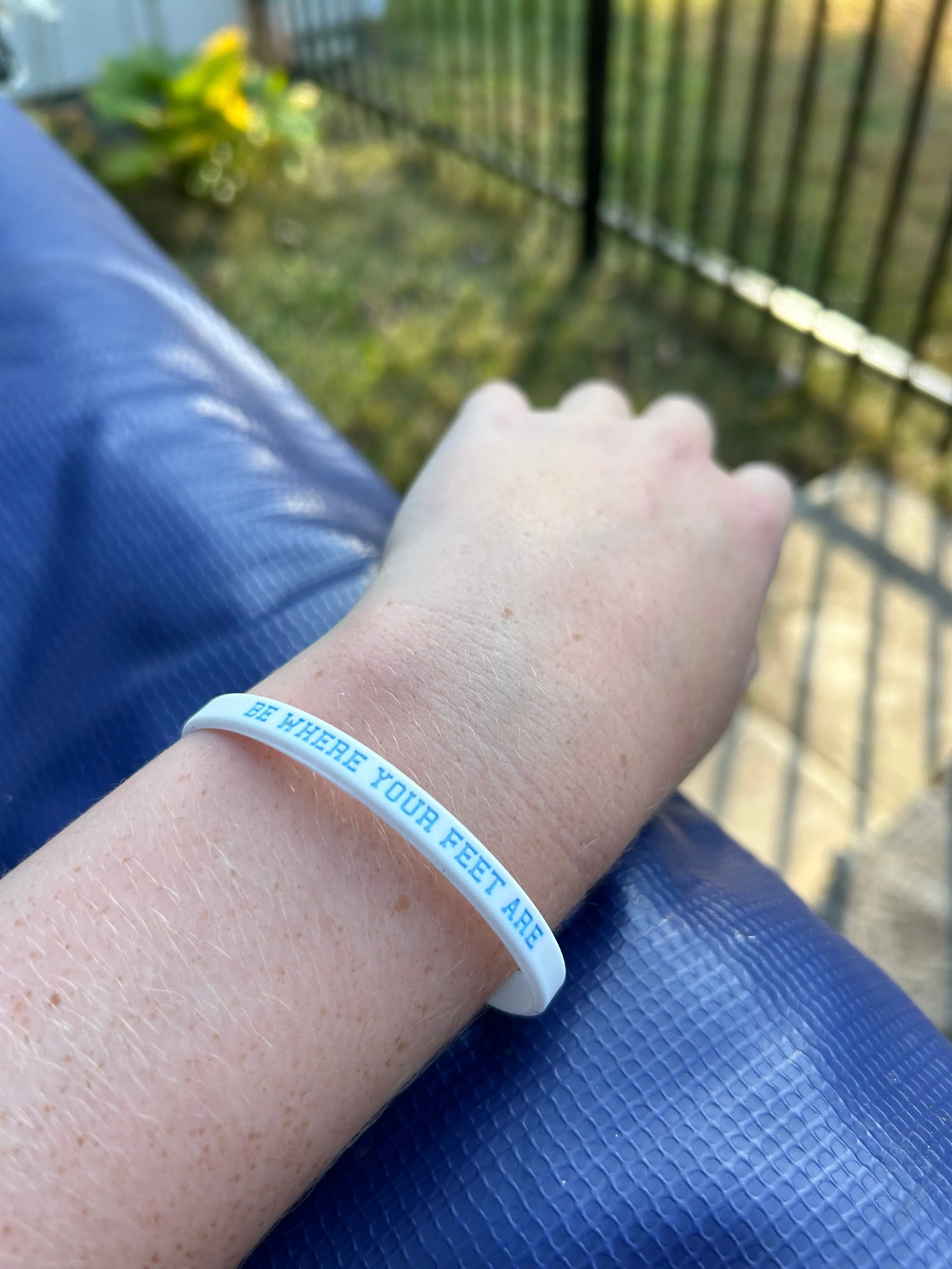 Be Where Your Feet Are Bracelets (Available Individually or in Bulk)