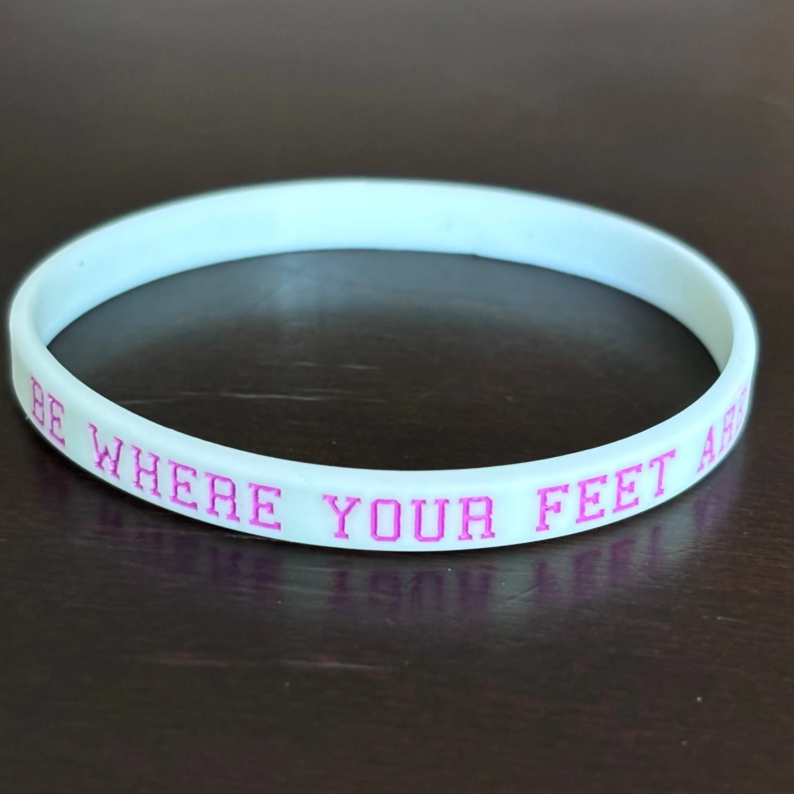 Be Where Your Feet Are Bracelets (Available Individually or in Bulk)
