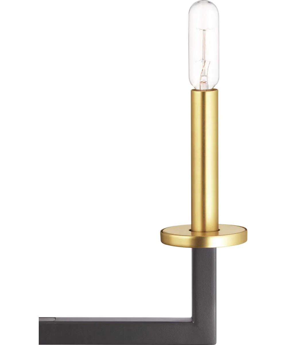Blakely 6-Light Modern Chandelier Light Graphite
