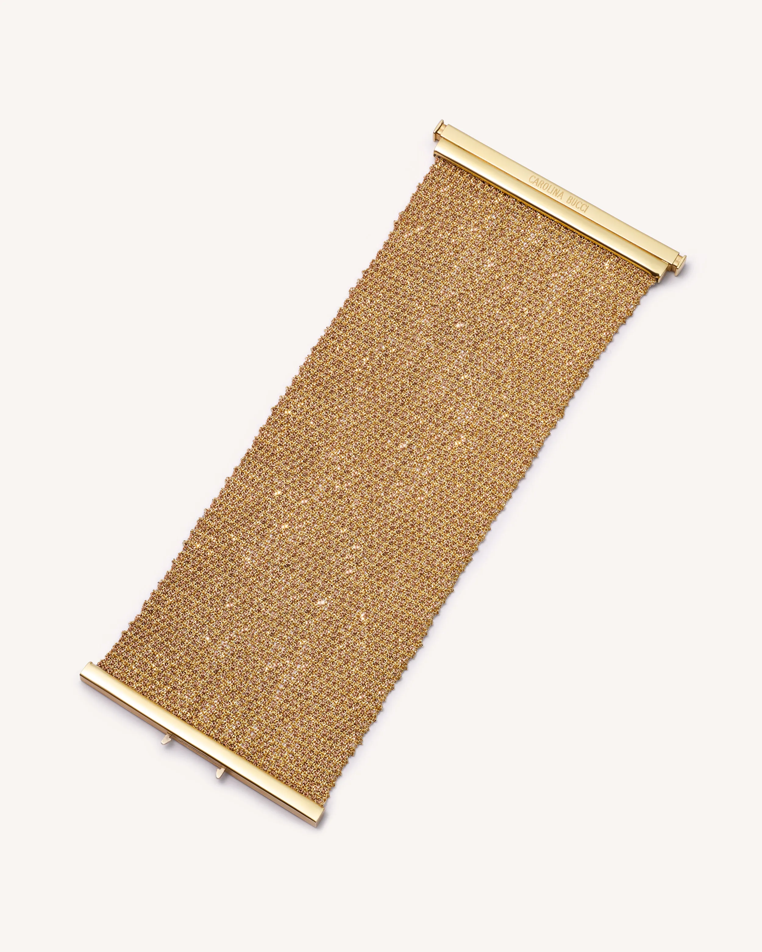 Classic All Gold 6cm Woven Bracelet