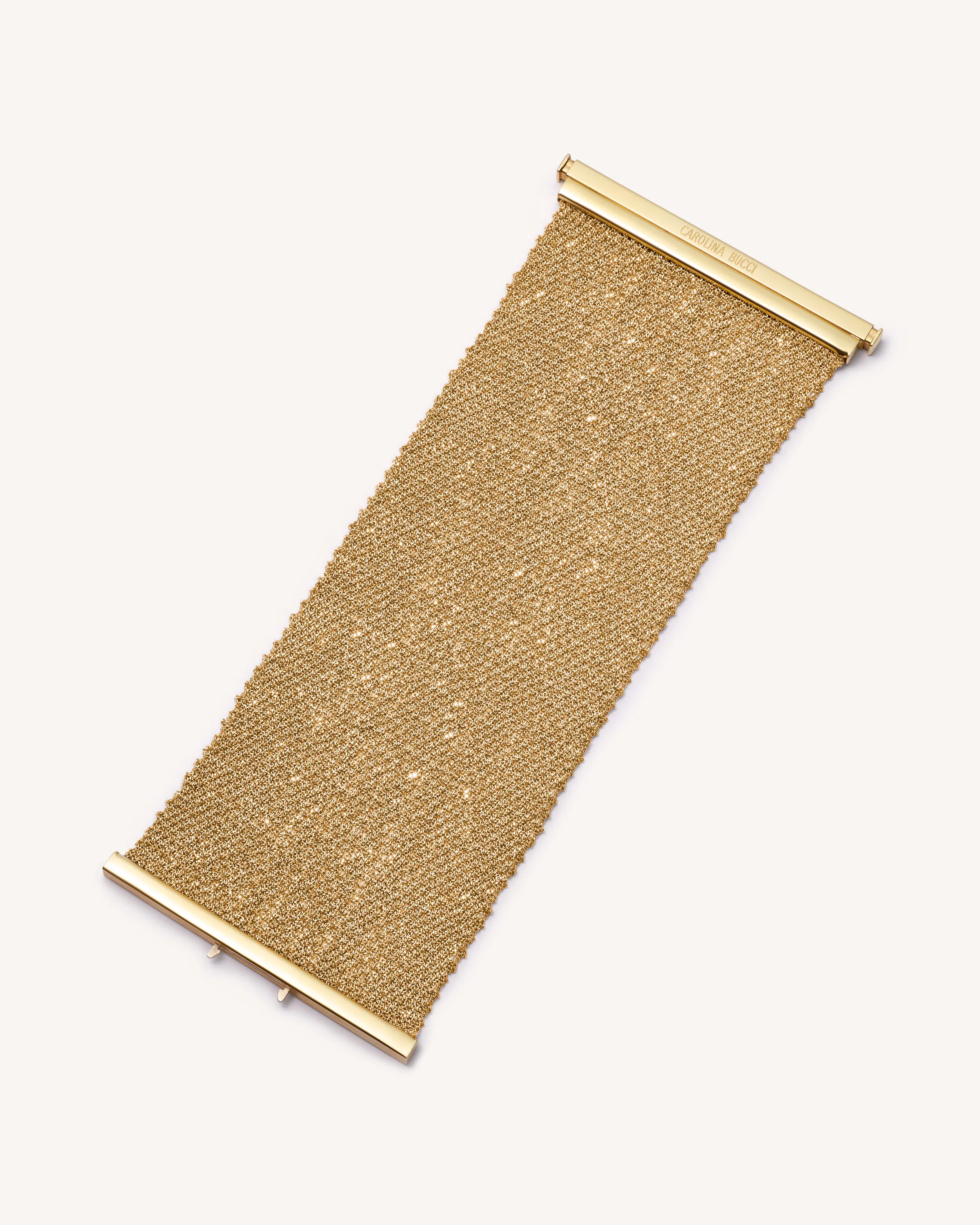 Classic All Gold 6cm Woven Bracelet