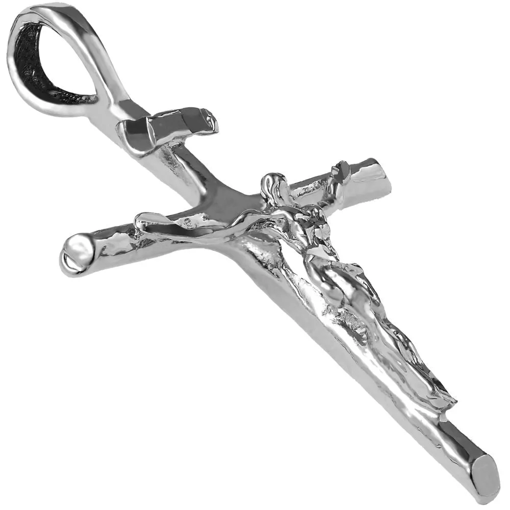Classic Jesus Crucifix (with or without Pendant Chain)