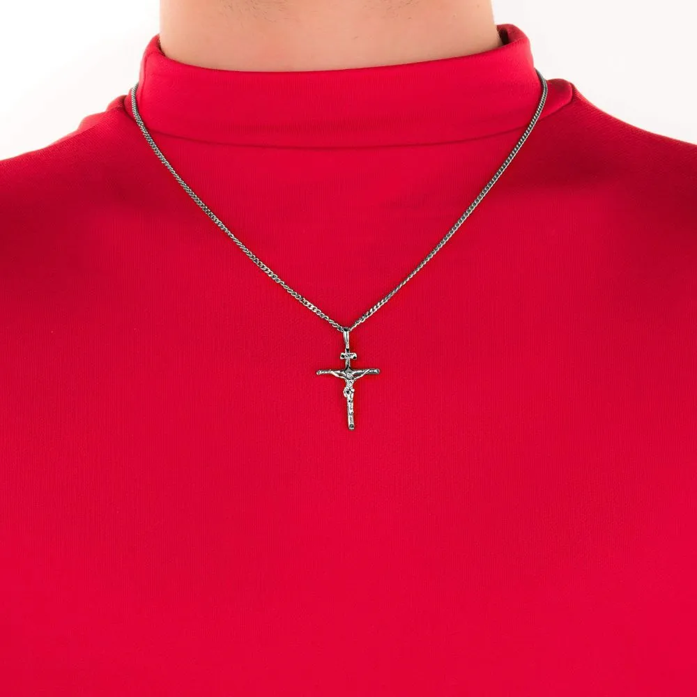 Classic Jesus Crucifix (with or without Pendant Chain)