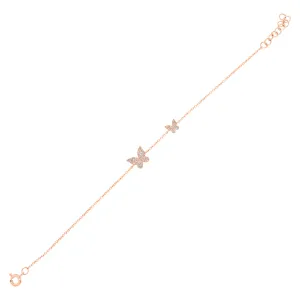 Diamond Butterflies Bracelet