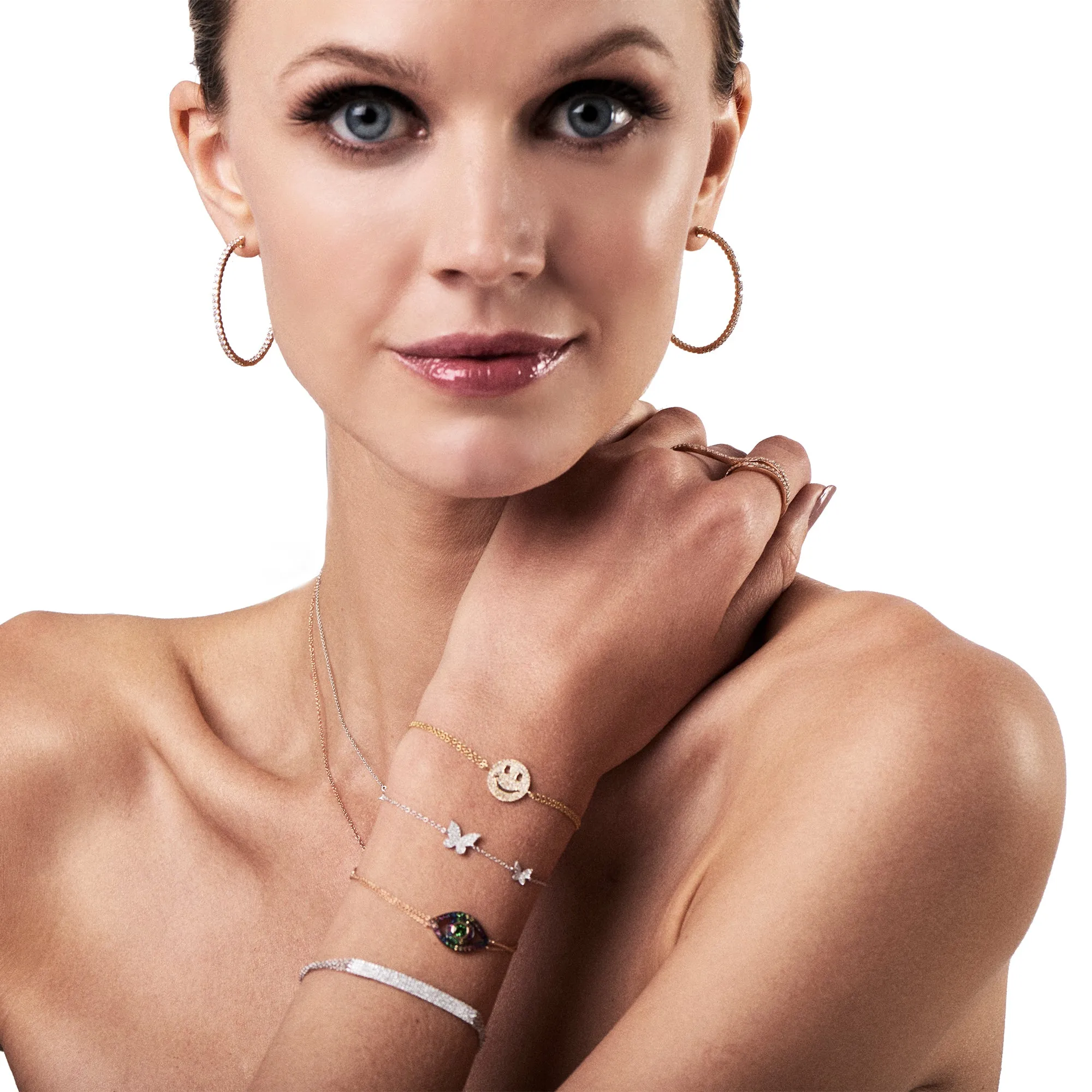 Diamond Butterflies Bracelet