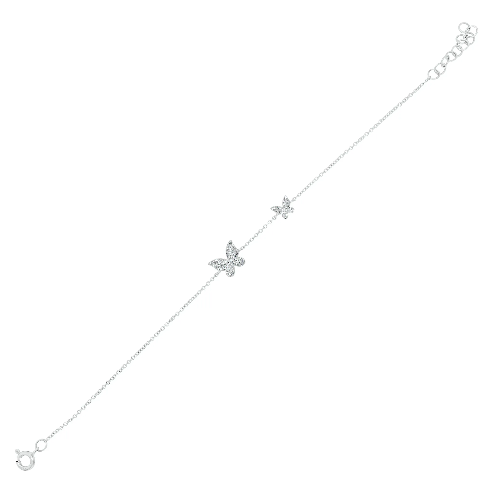 Diamond Butterflies Bracelet