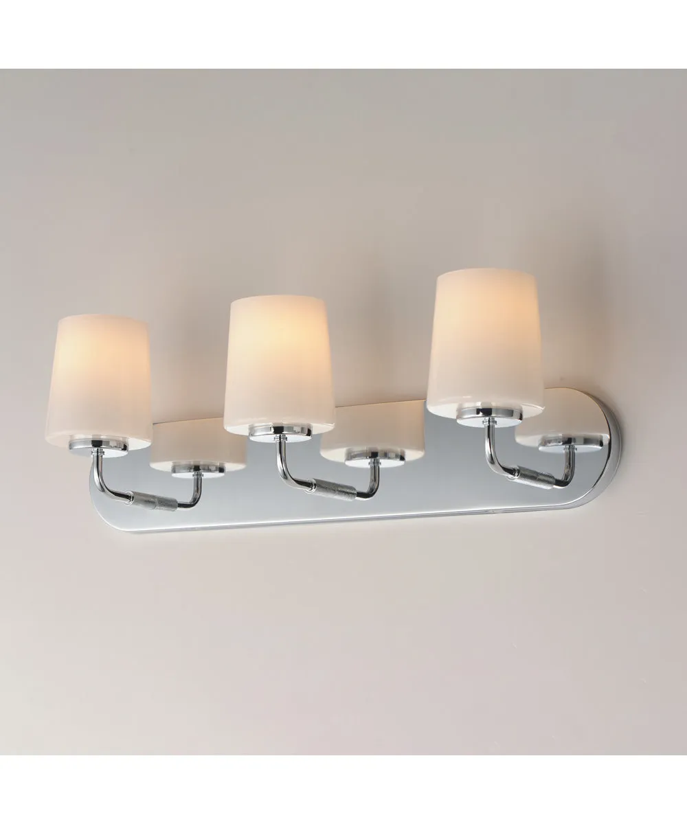 Durham 3-Light Strip Bath Vanity Polished Chrome