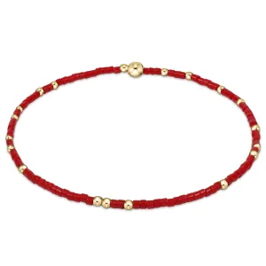 eNewton Design Gameday Hope Unwritten Bracelet - Bright Red