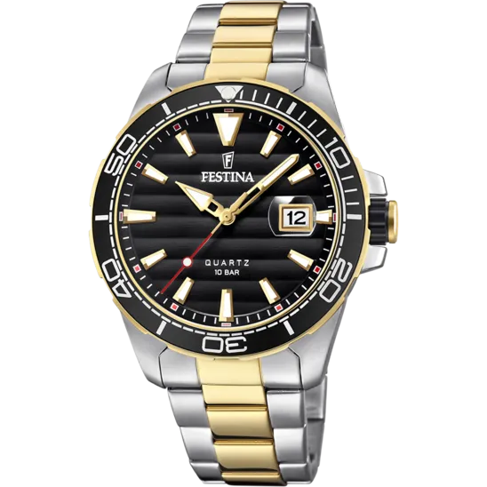 Festina Prestige Stainless Steel Analog Mens Watch I Model F20362/2 Quartz Movement