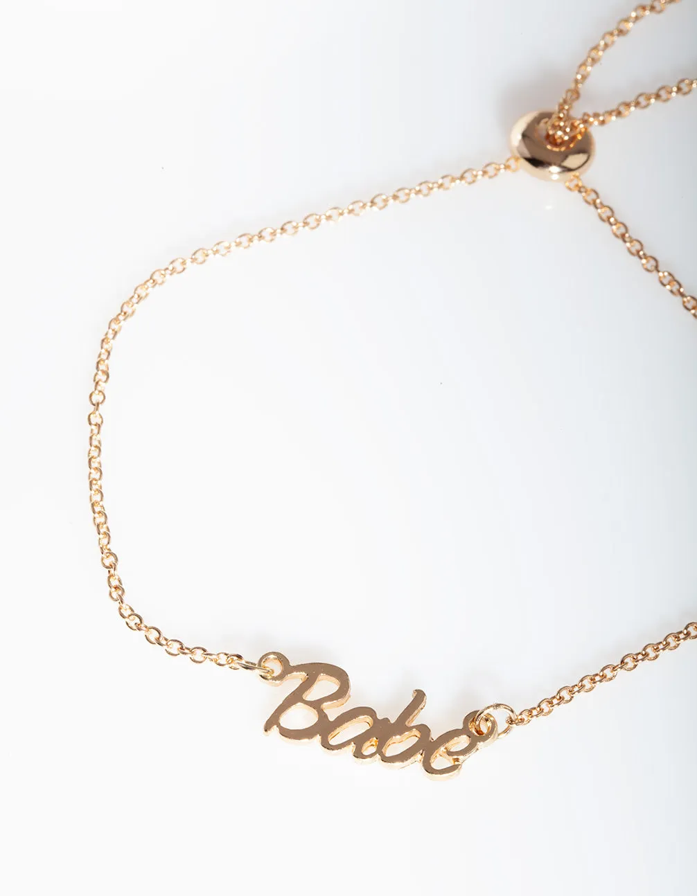 Gold Babe Bracelet
