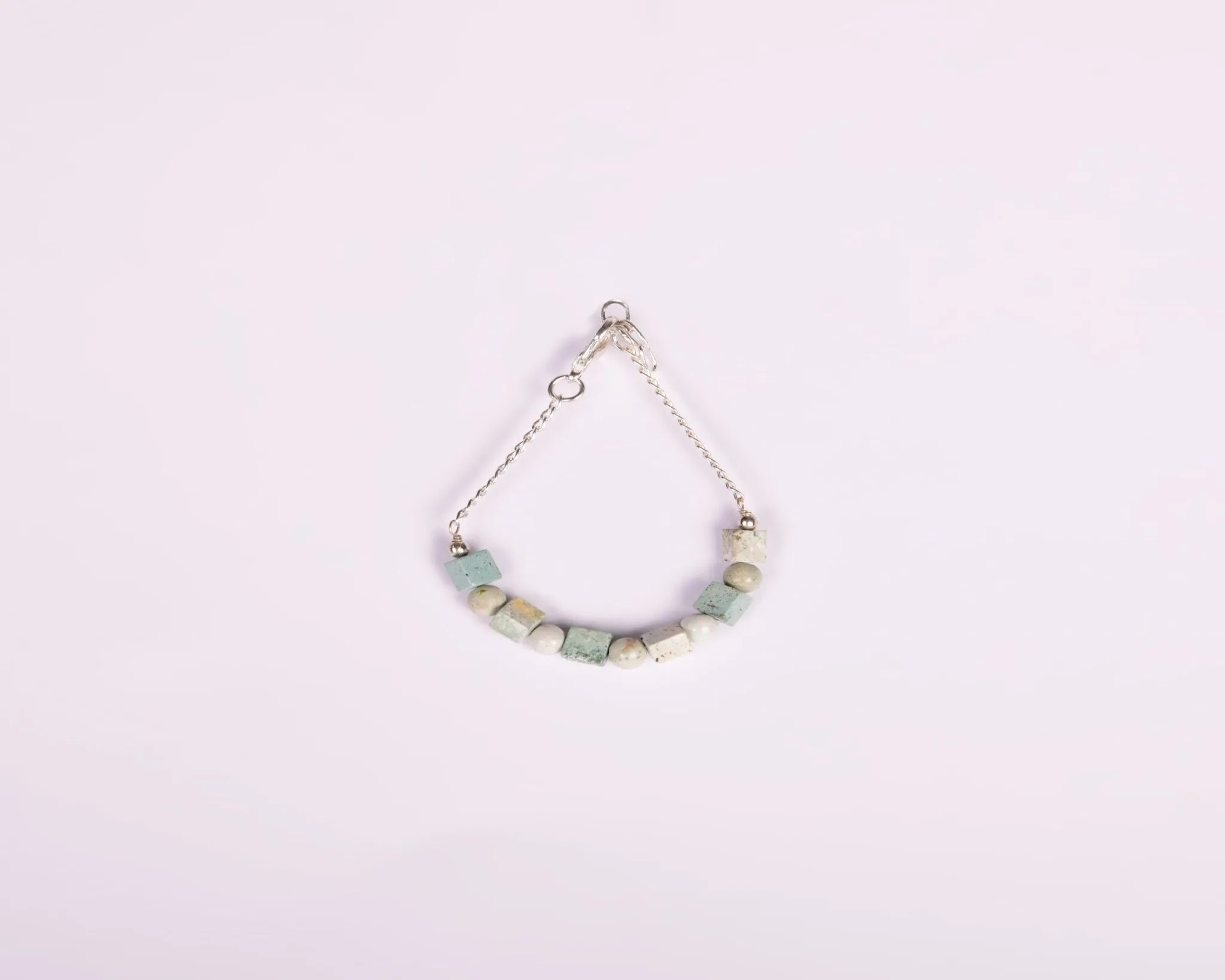 Green Agate Chipped Bracelet