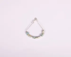 Green Agate Chipped Bracelet