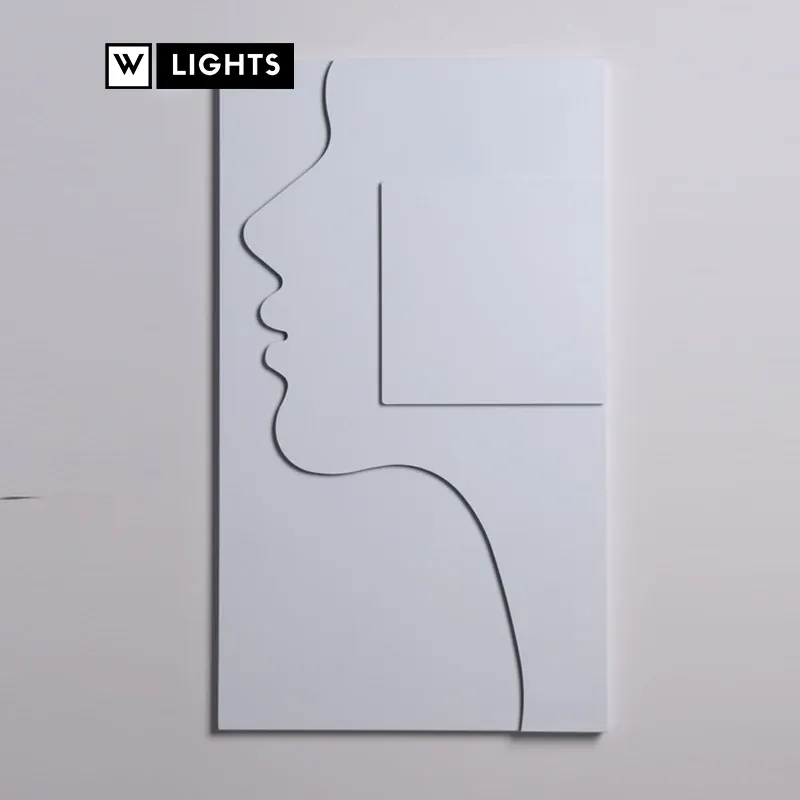 IIS Creative Indoor Wall Sconce Face Profile Art light LED