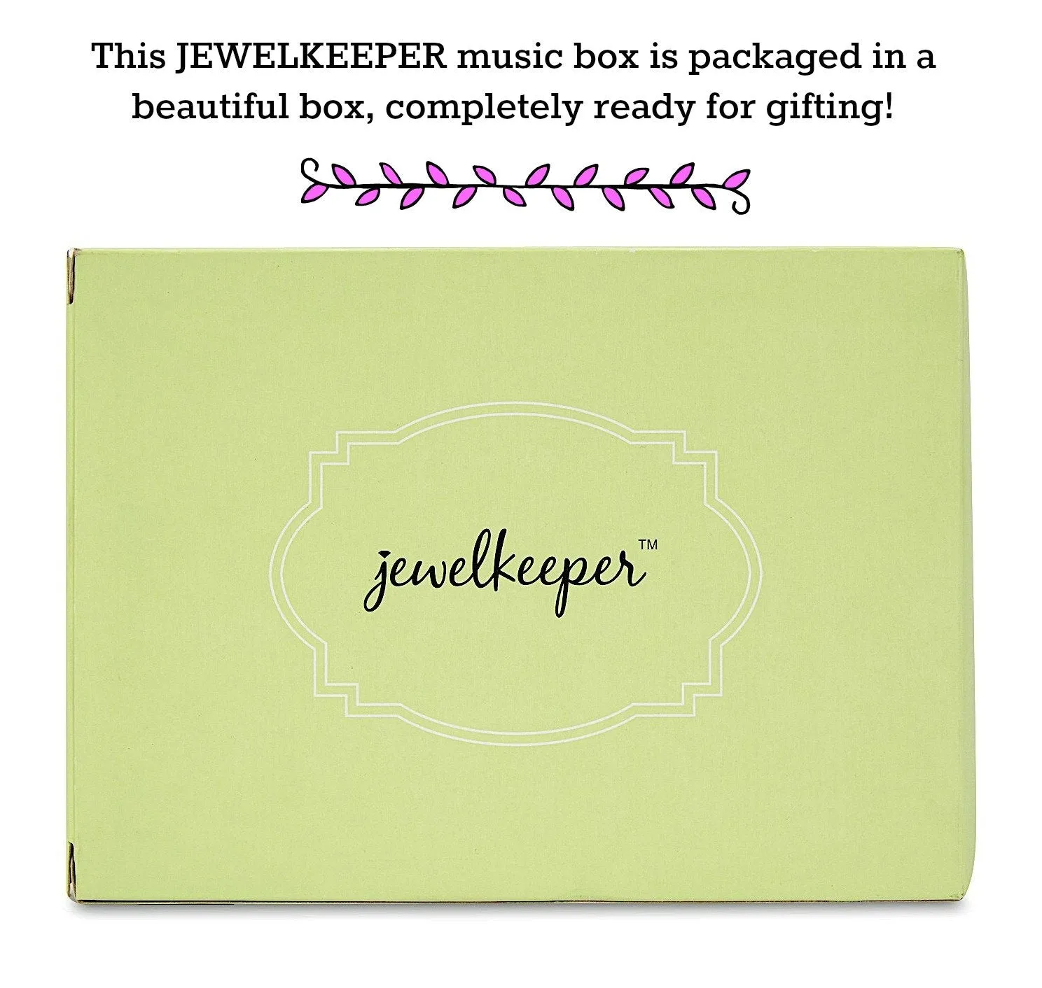 Jewelkeeper Girl's Musical Jewelry Storage Box with Pullout Drawer, Ballerina and Roses