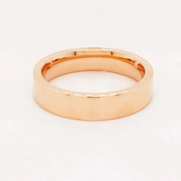 Men's Rose Gold Band Ring