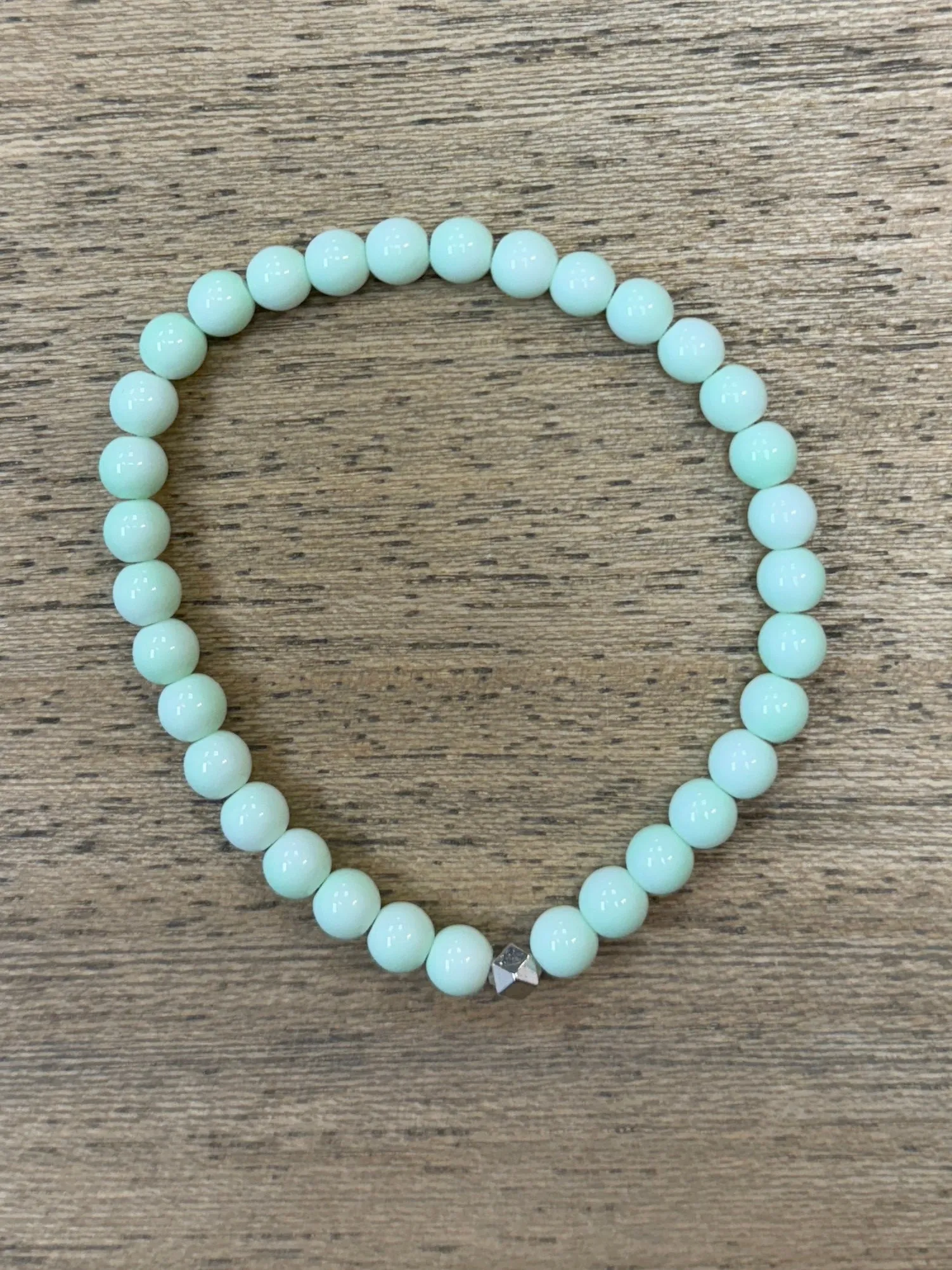 Mint Round 6mm Bracelet