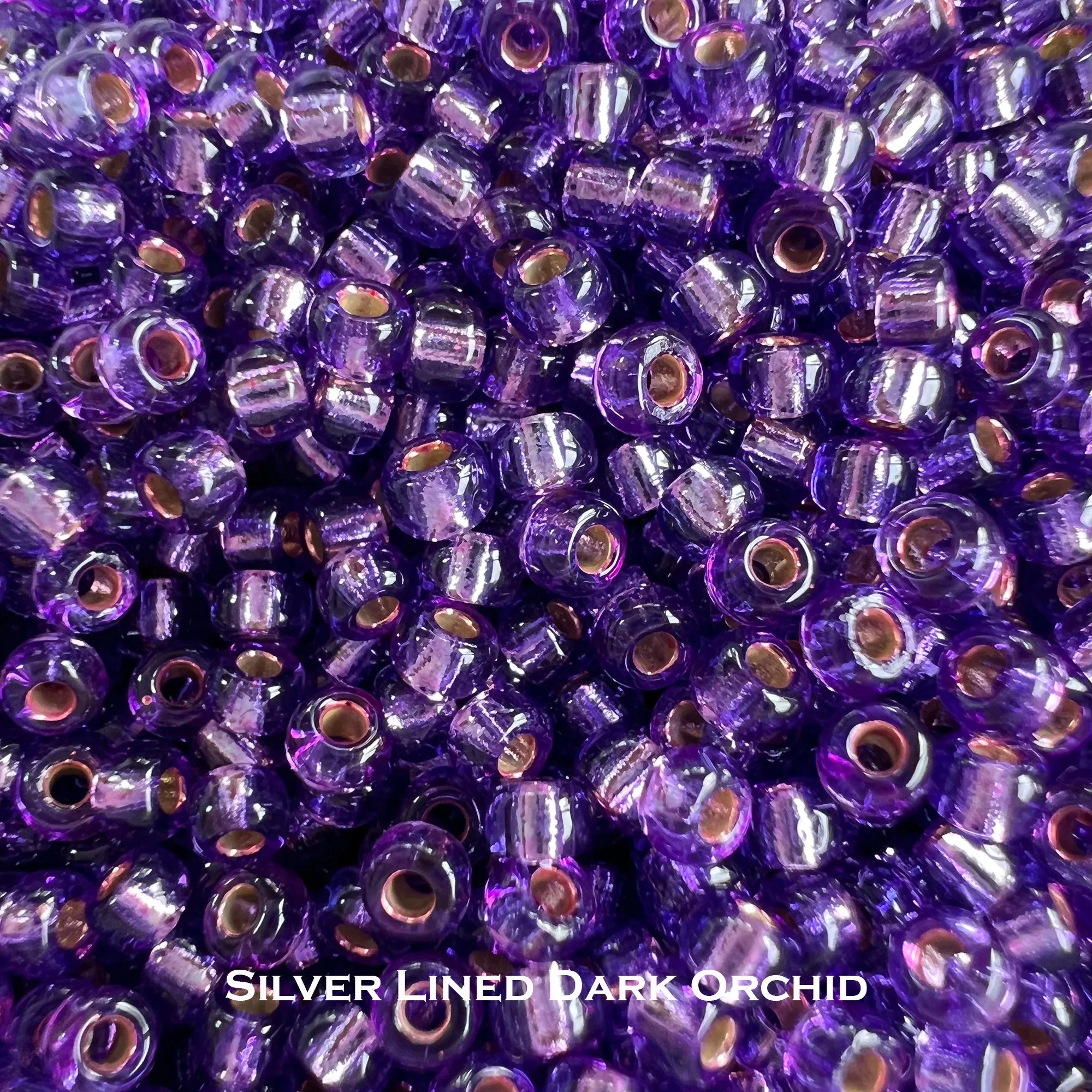 Miyuki Seed Beads 8/0 Silver Lined - choose color