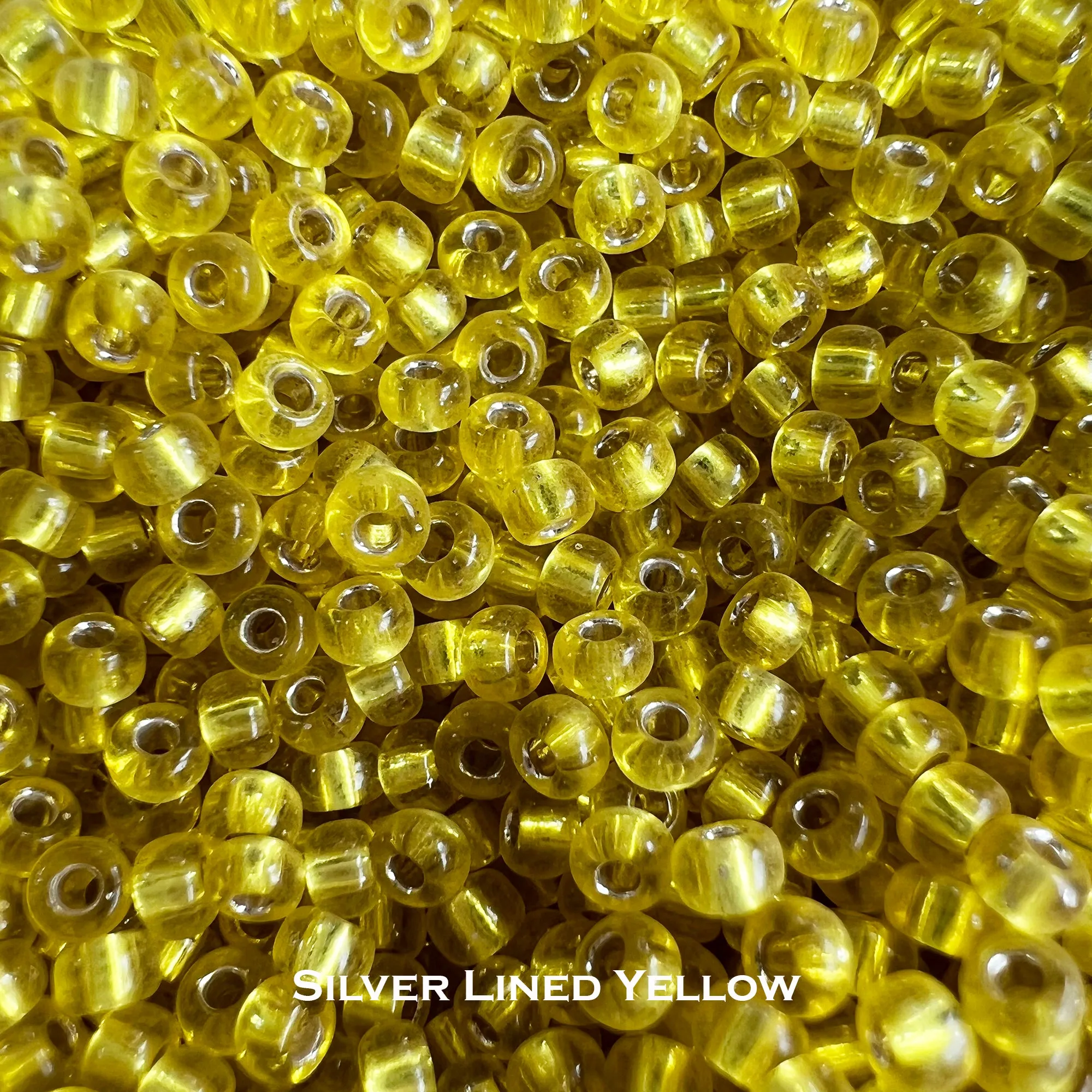 Miyuki Seed Beads 8/0 Silver Lined - choose color