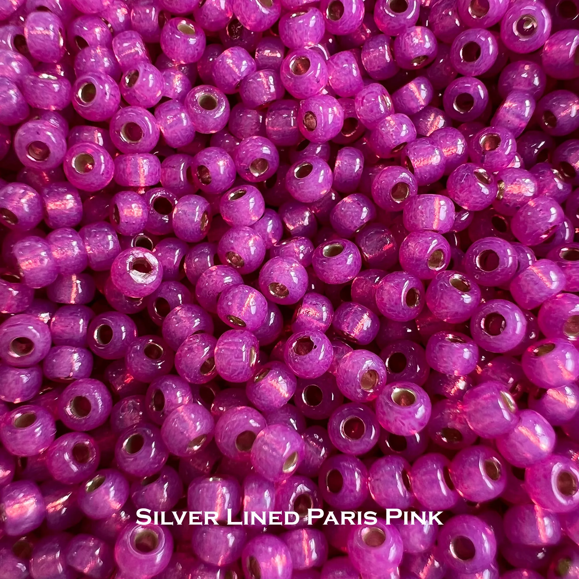 Miyuki Seed Beads 8/0 Silver Lined - choose color
