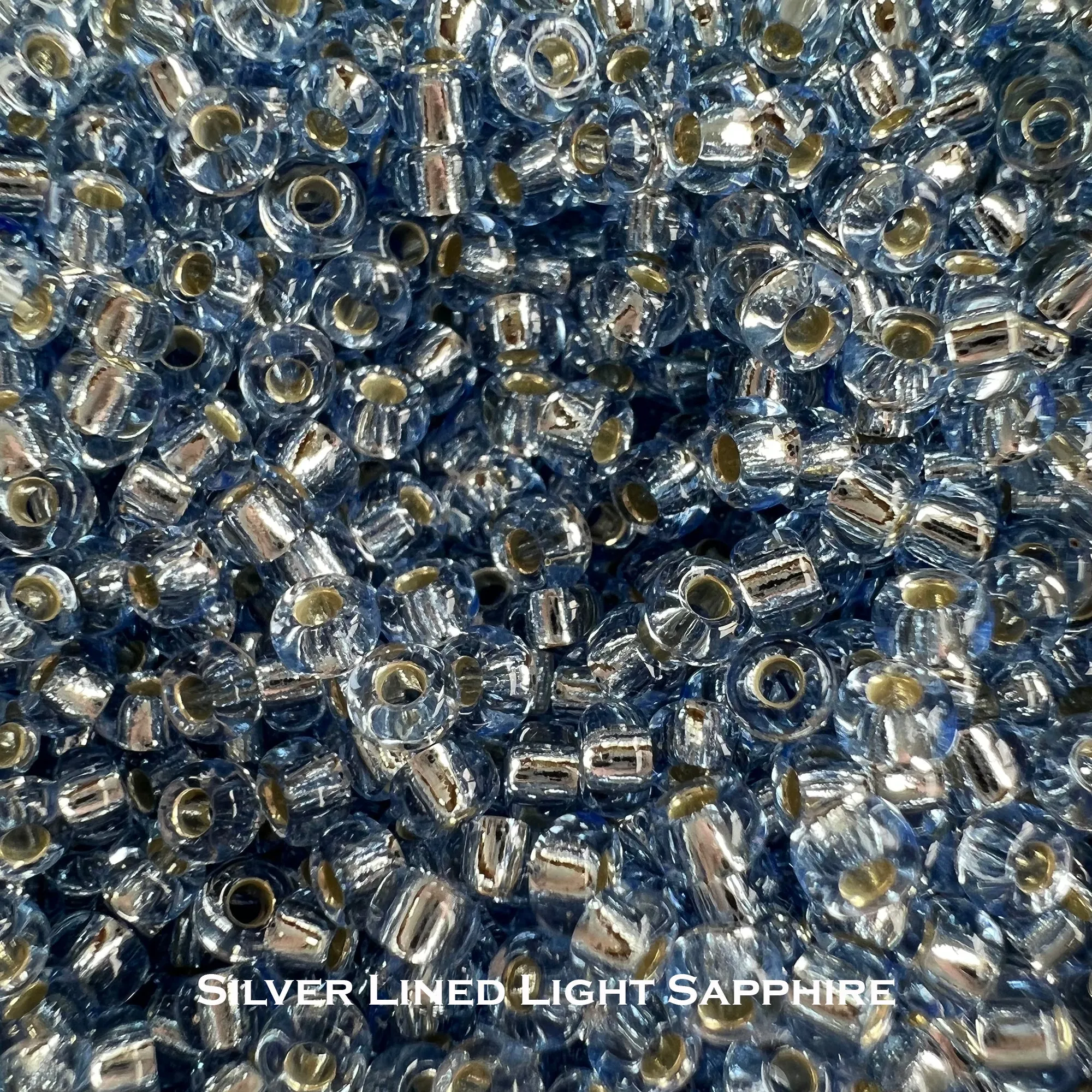 Miyuki Seed Beads 8/0 Silver Lined - choose color
