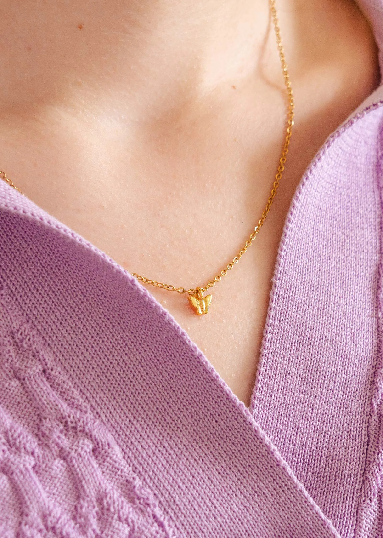 Papillon - Gold Plated necklace