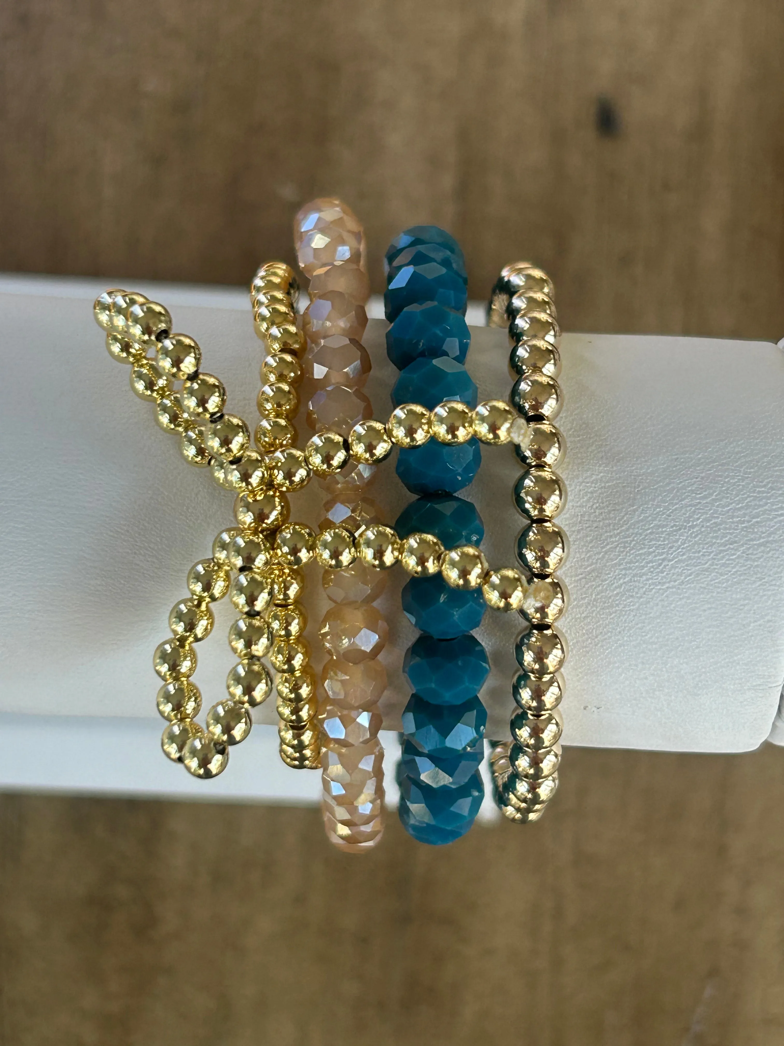Party Blue Bracelet Stack Autumn