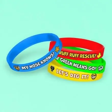 Paw Patrol Silicone Bracelets - Pack of 4