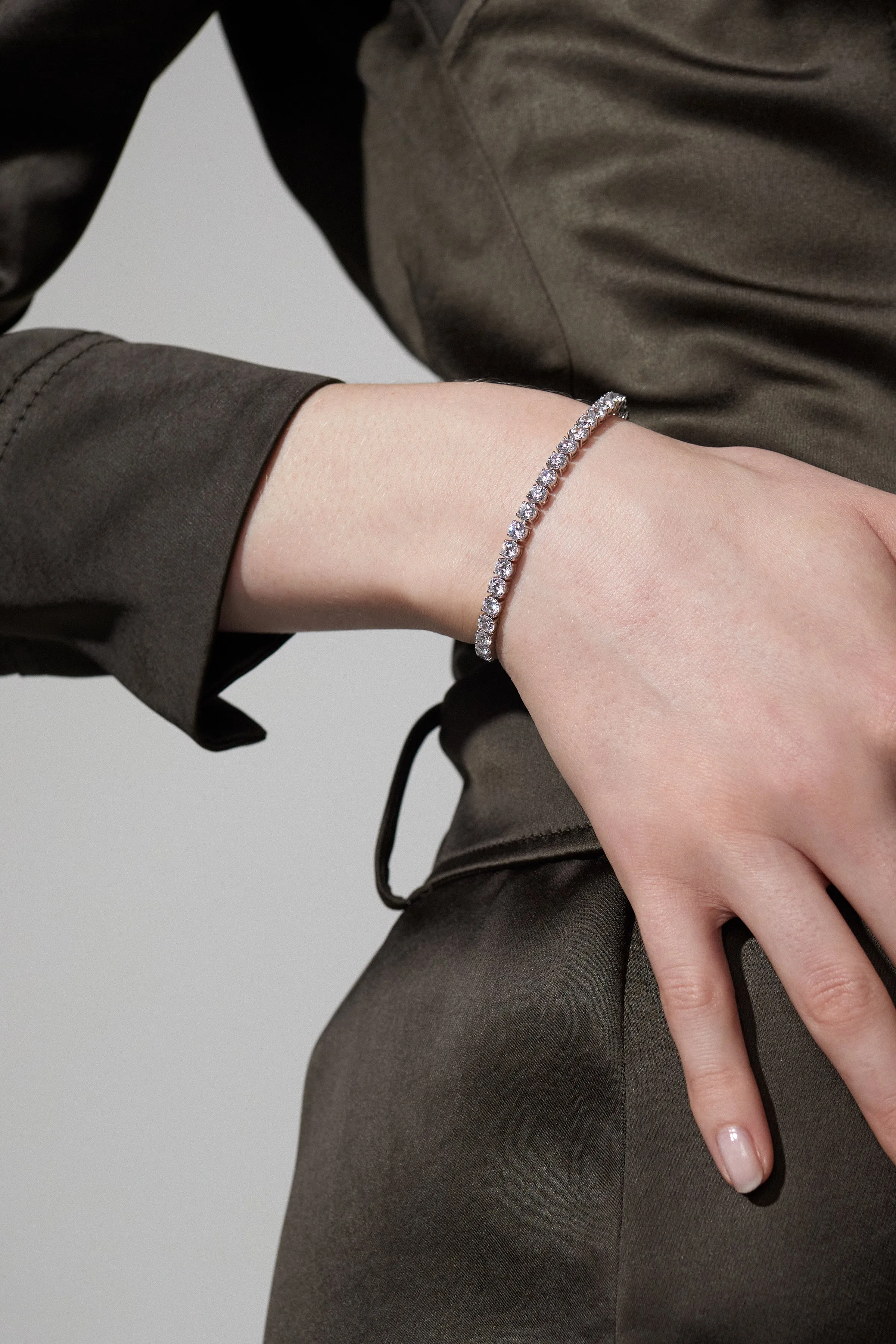 PERFECT TENNIS 4MM CZ 6.5" BRACELET