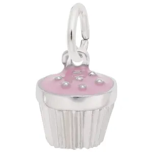 Pink Cupcake Charm