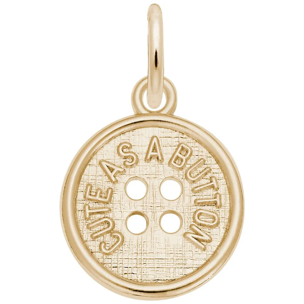 Rembrandt Charms - Cute as a Button Charm - 0200