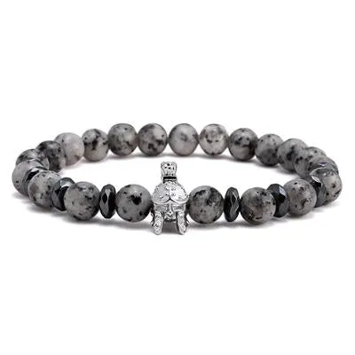 Roman Spartan Natural Agate Stones Bracelet