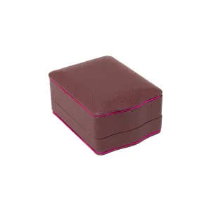 Rose Gold Trim Pendant Box Fushia