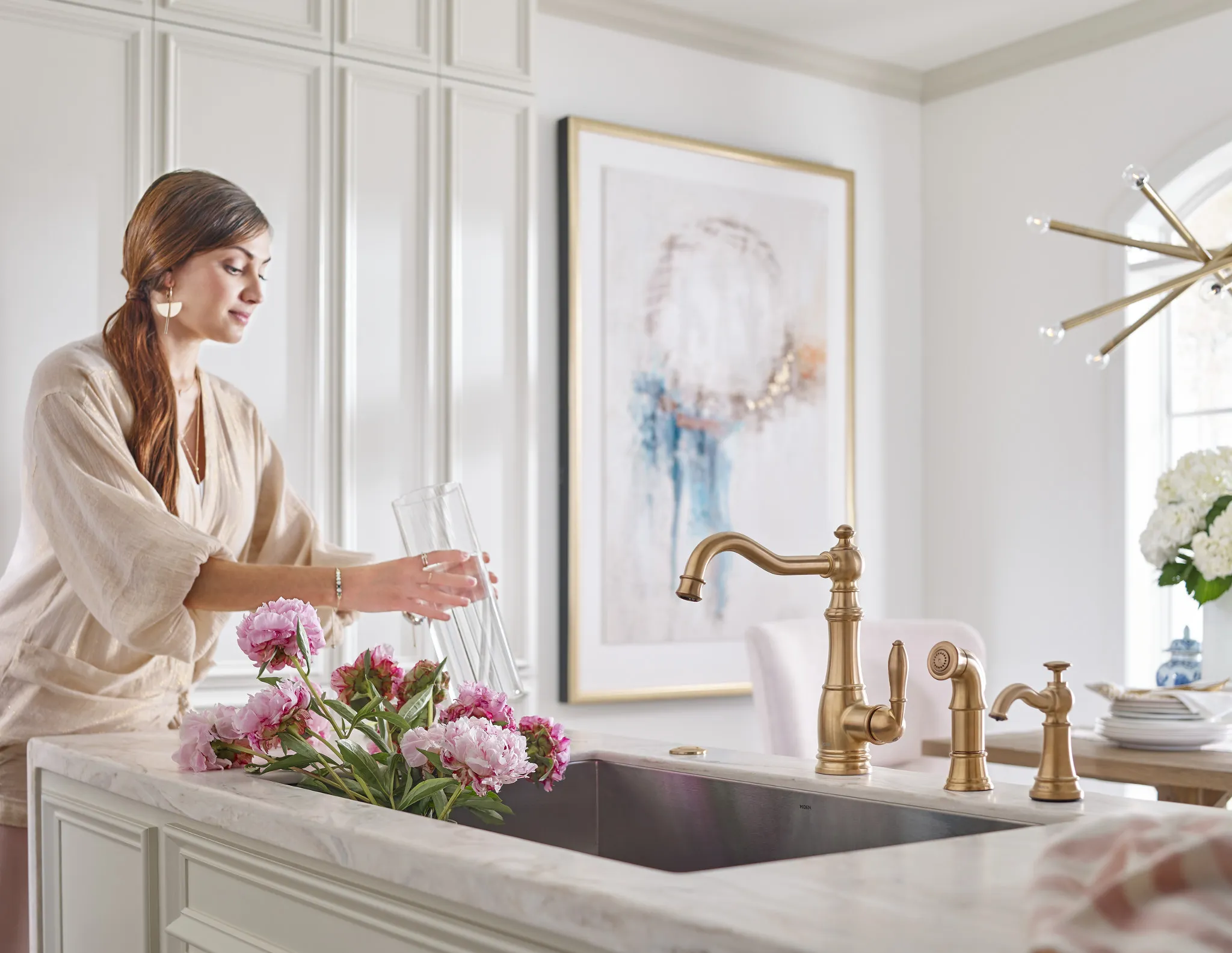 Sip Traditional Chrome One-Handle High Arc Beverage Faucet