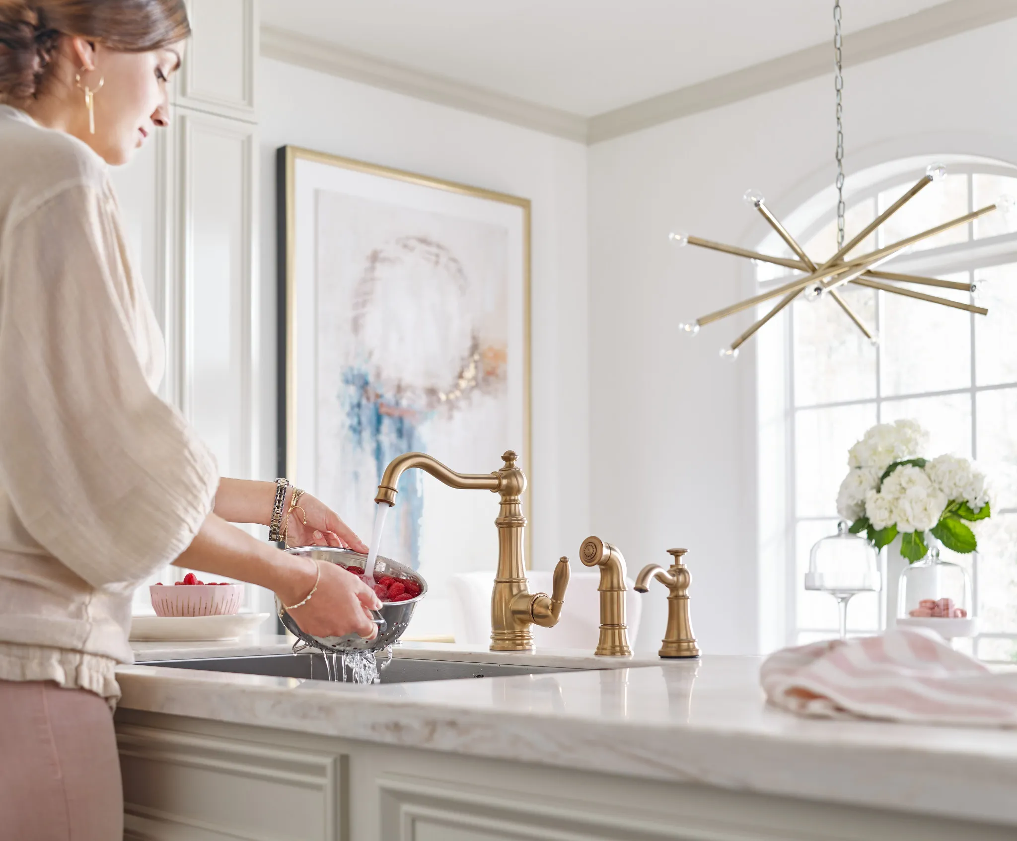 Sip Traditional Chrome One-Handle High Arc Beverage Faucet