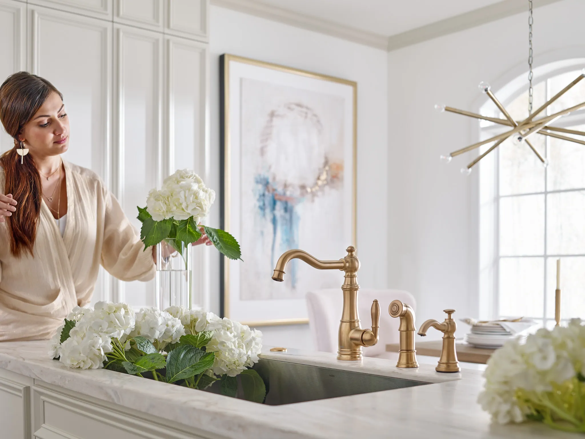 Sip Traditional Chrome One-Handle High Arc Beverage Faucet