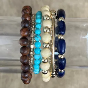 Spring Fling Wrap Bracelet Stack