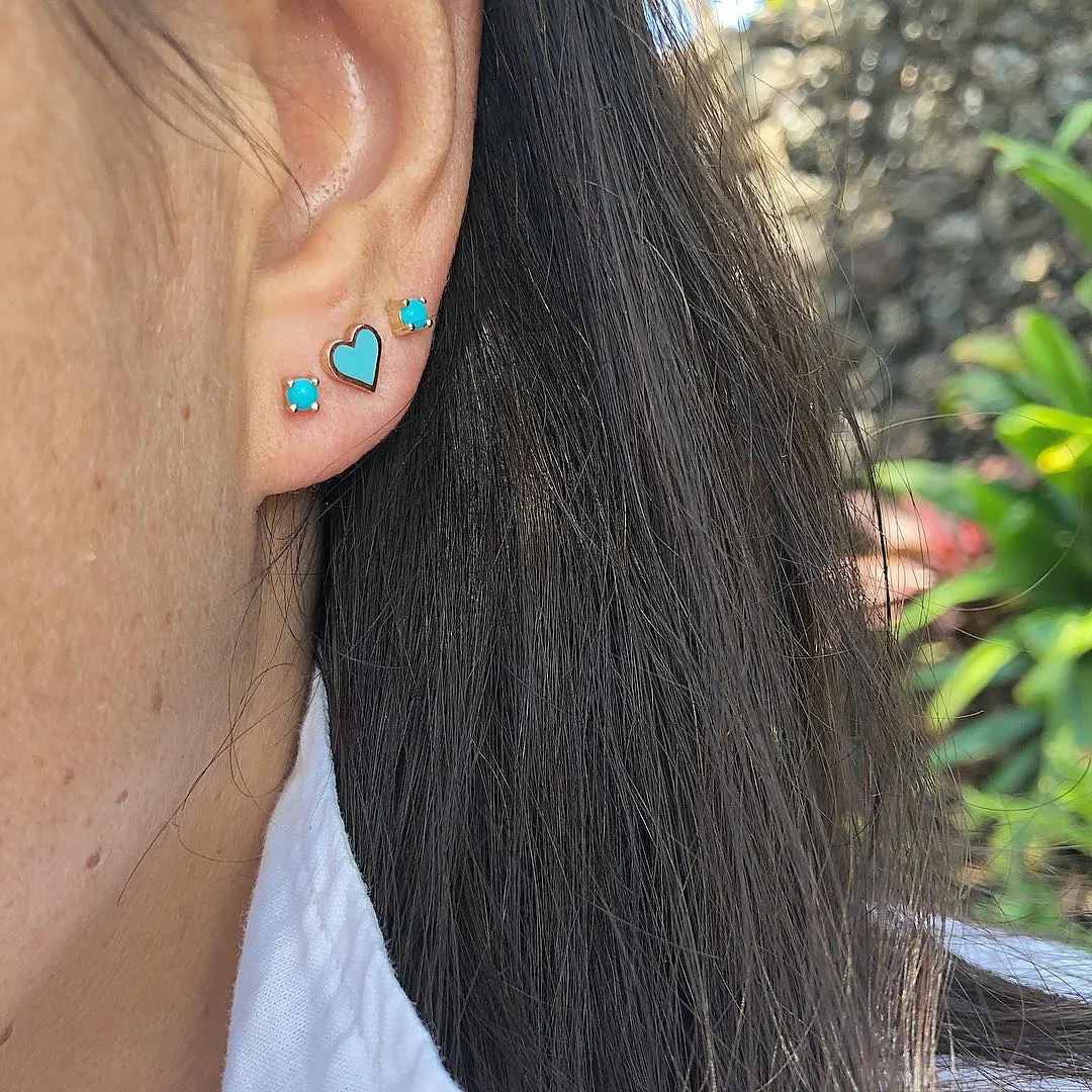 Turquoise Stud Earrings